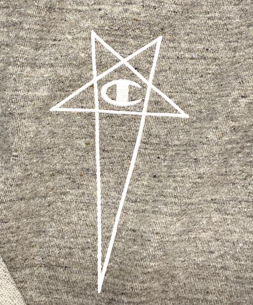 RICK OWENS（リックオウエンス）RICK OWENS (リックオウエンス) Champion (チャンピオン) 25SS BEVELED PODS グレー サイズ:XSの古着・服飾アイテム