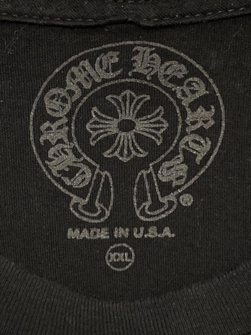 CHROME HEARTS（クロムハーツ）CHROME HEARTS (クロムハーツ) スクロールラベルプリントTシャツ 東京限定 ブラック サイズ:XXLの古着・服飾アイテム