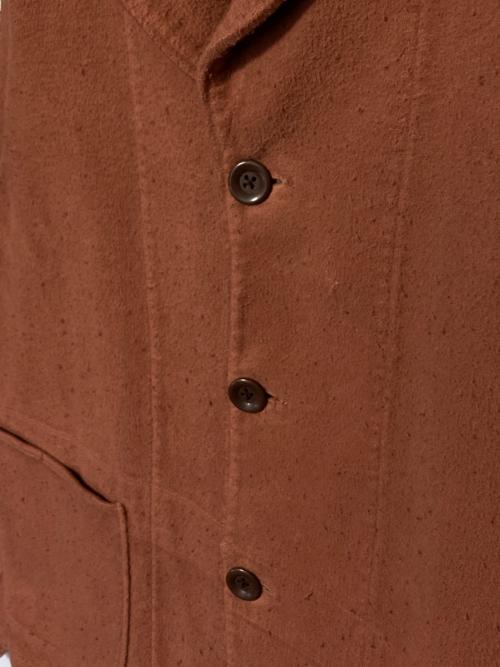 KAPITAL（キャピタル）KAPITAL (キャピタル) ナッピング ヒートコール ホスピタルJKT ブラウン サイズ:XLの古着・服飾アイテム