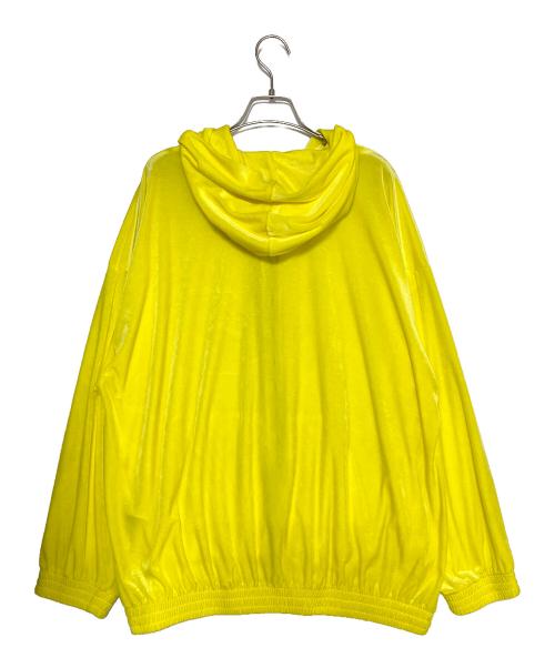 BALENCIAGA（バレンシアガ）BALENCIAGA (バレンシアガ) Oversized zip-up hoodie イエロー サイズ:XXLの古着・服飾アイテム