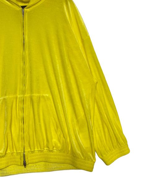 BALENCIAGA（バレンシアガ）BALENCIAGA (バレンシアガ) Oversized zip-up hoodie イエロー サイズ:XXLの古着・服飾アイテム
