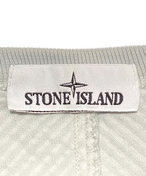 STONE ISLAND（ストーンアイランド）STONE ISLAND (ストーンアイランド) CORDUROY GARMENT DYED CREWNECK ミントグリーン サイズ:Mの古着・服飾アイテム