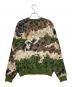 LOUIS VUITTON (ルイ ヴィトン) ダモフラージュ コットン ジャガード クルーネック ニット セーター オリーブ サイズ:M：140000円