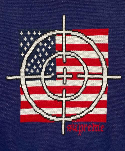 SUPREME（シュプリーム）SUPREME (シュプリーム) Target Sweater ネイビー サイズ:Mの古着・服飾アイテム