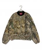 SUPREMEシュプリーム）の古着「Zip-Off Sleeve Quilted Bomber Jacket」｜オリーブ