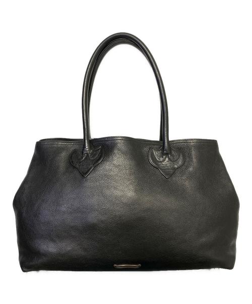 CHROME HEARTS（クロムハーツ）CHROME HEARTS (クロムハーツ) クロムハーツ 3セメタリークロス 2スナップ トートバッグ ブラック サイズ:-の古着・服飾アイテム