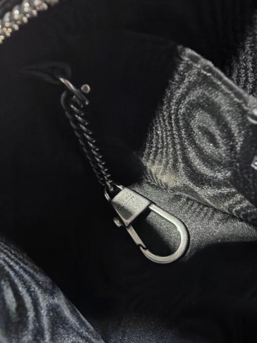 BALENCIAGA（バレンシアガ）BALENCIAGA (バレンシアガ) GUCCI (グッチ) ザ ハッカープロジェクト ウェブライン ショルダーバッグ ブラック サイズ:-の古着・服飾アイテム