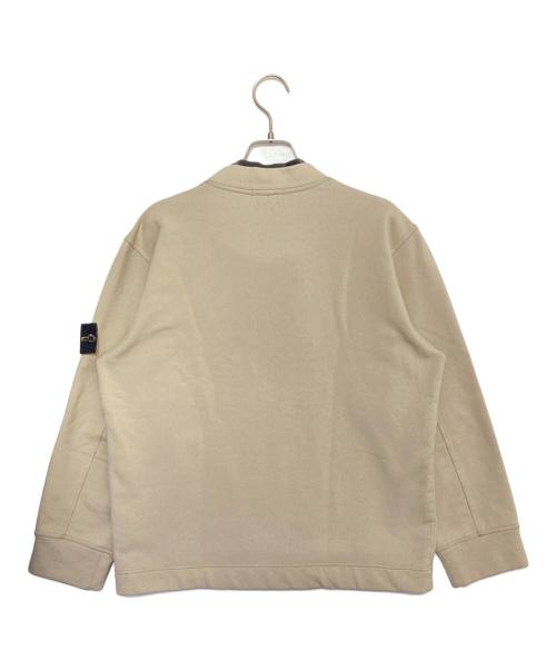 STONE ISLAND（ストーンアイランド）STONE ISLAND (ストーンアイランド) ダブルネックスウェット ベージュ サイズ:Sの古着・服飾アイテム
