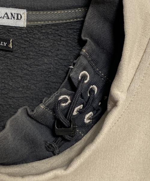 STONE ISLAND（ストーンアイランド）STONE ISLAND (ストーンアイランド) ダブルネックスウェット ベージュ サイズ:Sの古着・服飾アイテム