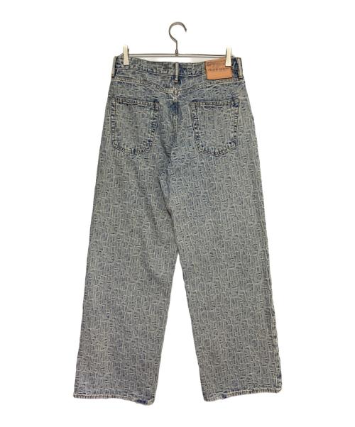 Acne studios（アクネ ストゥディオス）ACNE STUDIOS (アクネ ストゥディオス) MONOGRAM LOOSE FIT JEANS インディゴ サイズ:46の古着・服飾アイテム