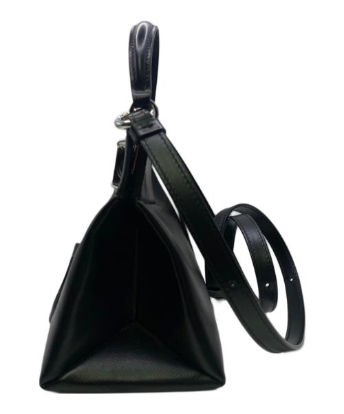 Maison Margiela（メゾンマルジェラ）Maison Margiela (メゾンマルジェラ) スナッチド ハンドバッグ スモール ブラックの古着・服飾アイテム