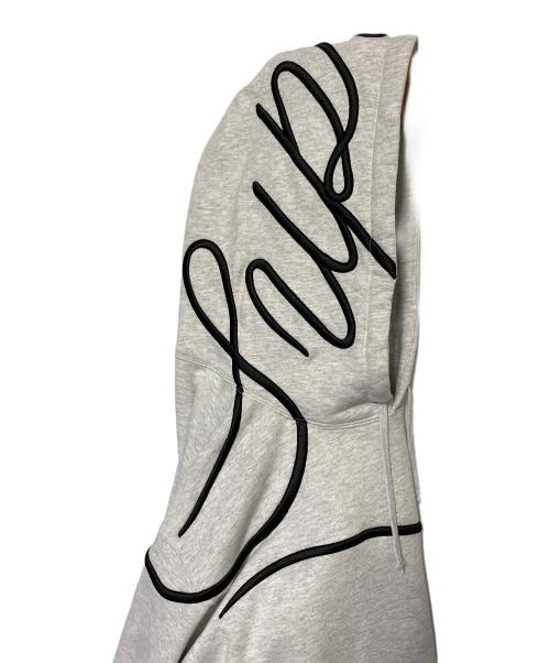 SUPREME（シュプリーム）SUPREME (シュプリーム) Shoulder Script Hooded Sweatshirt ライトグレー サイズ:Mの古着・服飾アイテム