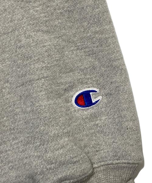 IRAK（アイラック）IRAK (アイラック) 刺繍ボックスロゴフーディ ライトグレー サイズ:Lの古着・服飾アイテム