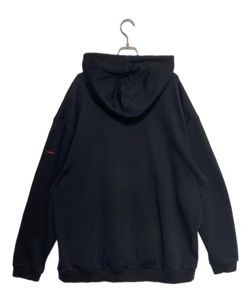 RAF SIMONS（ラフシモンズ）RAF SIMONS (ラフシモンズ) FRED PERRY (フレッドペリー) ロゴエンブロイダリーパーカー ブラック サイズ:XLの古着・服飾アイテム