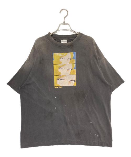 SAINT MICHAEL（セントマイケル）SAINT MICHAEL (セントマイケル) PERKS AND MINI (パークスアンドミニ) PM_SS TEE / SAINT PAM グレー サイズ:XLの古着・服飾アイテム