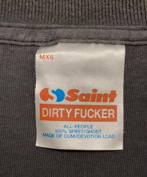 SAINT MICHAEL（セントマイケル）SAINT MICHAEL (セントマイケル) PERKS AND MINI (パークスアンドミニ) PM_SS TEE / SAINT PAM グレー サイズ:XLの古着・服飾アイテム