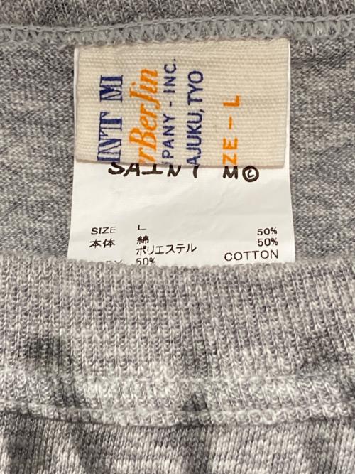 SAINT MICHAEL（セントマイケル）SAINT MICHAEL (セントマイケル) BerBerJin (ベンベルジン) BJ S/S YOUNG TEE ライトグレー サイズ:Lの古着・服飾アイテム