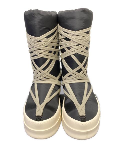 RICK OWENS（リックオウエンス）RICK OWENS (リックオウエンス) MONCLER (モンクレール) Bigrocks パデッドブーツ ブラック サイズ:41の古着・服飾アイテム