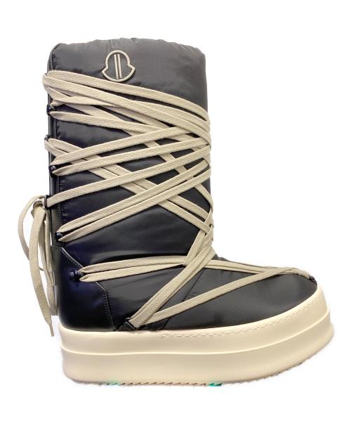 RICK OWENS（リックオウエンス）RICK OWENS (リックオウエンス) MONCLER (モンクレール) Bigrocks パデッドブーツ ブラック サイズ:41の古着・服飾アイテム