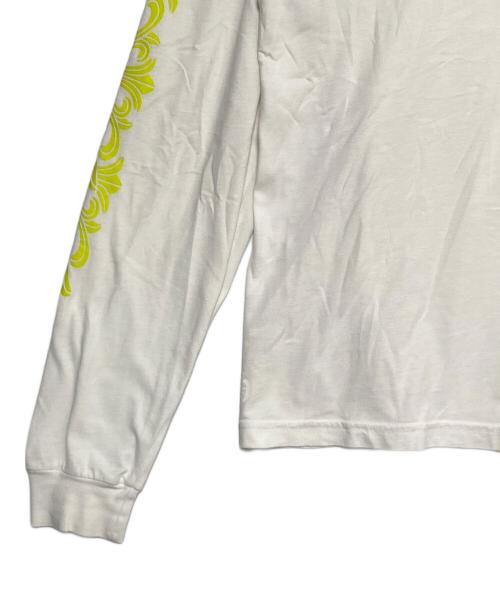 CHROME HEARTS（クロムハーツ）CHROME HEARTS (クロムハーツ) Neon Back Print L/S Tee ホワイト サイズ:Lの古着・服飾アイテム