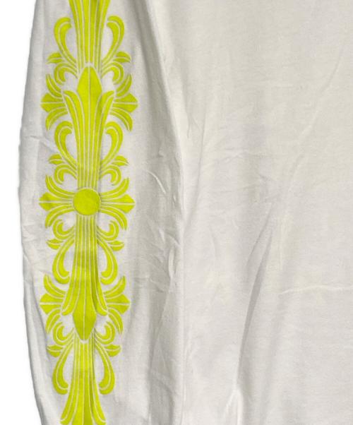 CHROME HEARTS（クロムハーツ）CHROME HEARTS (クロムハーツ) Neon Back Print L/S Tee ホワイト サイズ:Lの古着・服飾アイテム