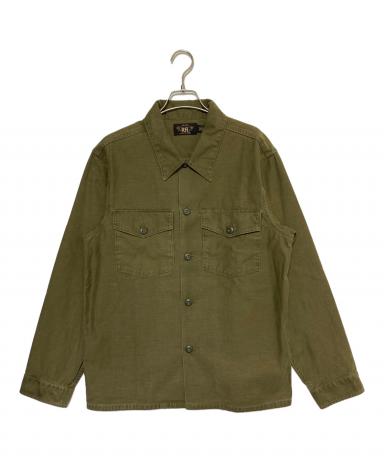 中古・古着通販】RRL (ダブルアールエル) REVERSE SATEEN OVERSHIRT