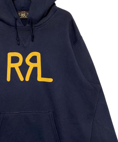 RRL（ダブルアールエル）RRL (ダブルアールエル) ロゴパーカー ネイビー サイズ:Lの古着・服飾アイテム