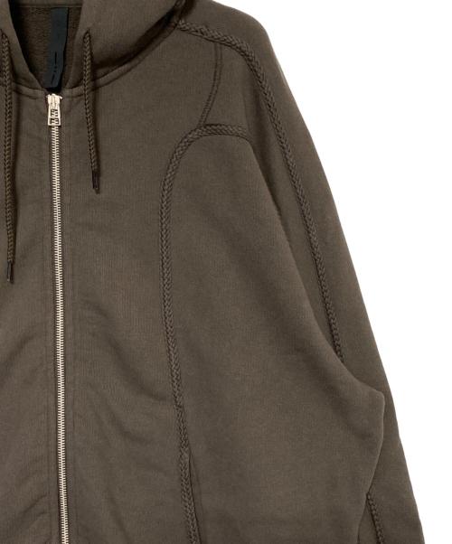 J.L - A.L/（ジェイラル）J.L - A.L/ (ジェイラル) PLIO HOODIE ブラウン サイズ:Lの古着・服飾アイテム