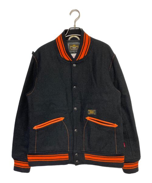 WTAPS（ダブルタップス）WTAPS (ダブルタップス) Harris Tweed (ハリスツイード) スタジャン ブラック サイズ:Lの古着・服飾アイテム