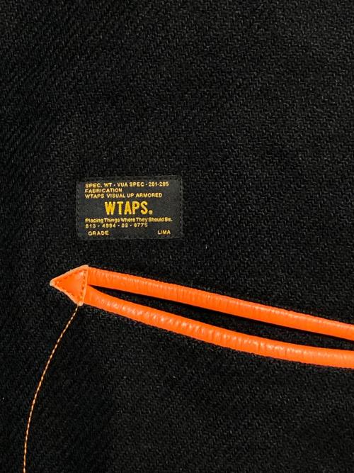 WTAPS（ダブルタップス）WTAPS (ダブルタップス) Harris Tweed (ハリスツイード) スタジャン ブラック サイズ:Lの古着・服飾アイテム