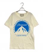 GUCCIグッチ）の古着「18AW/パラマウントTシャツ」｜ベージュ
