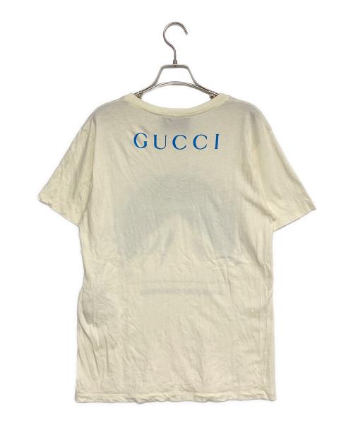 GUCCI（グッチ）GUCCI (グッチ) 18AW/パラマウントTシャツ ベージュ サイズ:XSの古着・服飾アイテム