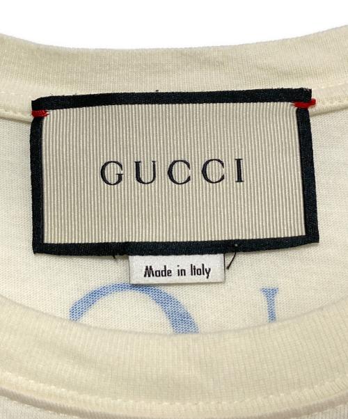 GUCCI（グッチ）GUCCI (グッチ) 18AW/パラマウントTシャツ ベージュ サイズ:XSの古着・服飾アイテム