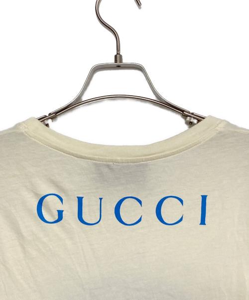 GUCCI（グッチ）GUCCI (グッチ) 18AW/パラマウントTシャツ ベージュ サイズ:XSの古着・服飾アイテム