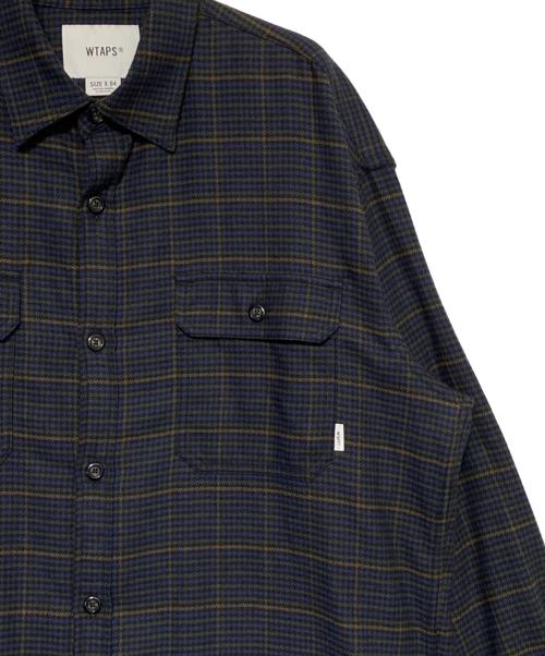 WTAPS（ダブルタップス）WTAPS (ダブルタップス) DECK/LS/COTTON.TWILL.TEXTILE ネイビー サイズ:4の古着・服飾アイテム