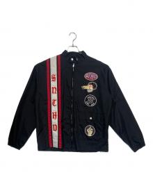 SAINT MICHAEL×NEIGHBORHOOD（セントマイケル×ネイバーフッド）の古着「レーシングジャケット」｜ブラック×レッド