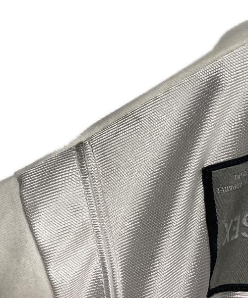 BALENCIAGA（バレンシアガ）BALENCIAGA (バレンシアガ) バック切替 ロゴ刺繍スポーティ半袖Tシャツ ホワイト サイズ:Lの古着・服飾アイテム