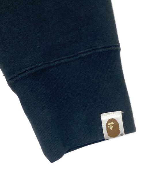 A BATHING APE（ア ベイシング エイプ）A BATHING APE (ア ベイシング エイプ) ジップフーディー ブラック サイズ:Mの古着・服飾アイテム