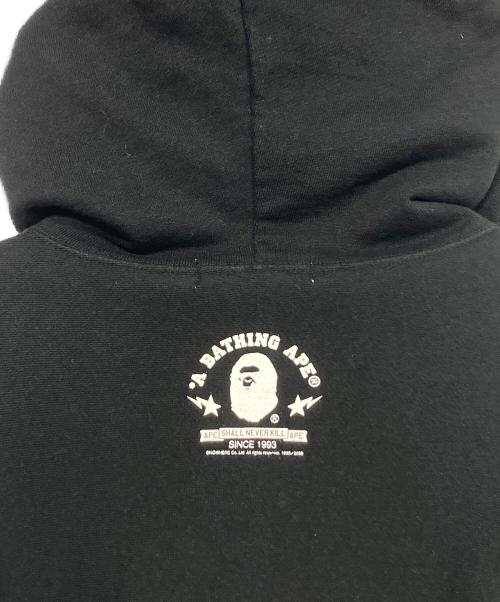A BATHING APE（ア ベイシング エイプ）A BATHING APE (ア ベイシング エイプ) ジップフーディー ブラック サイズ:Mの古着・服飾アイテム