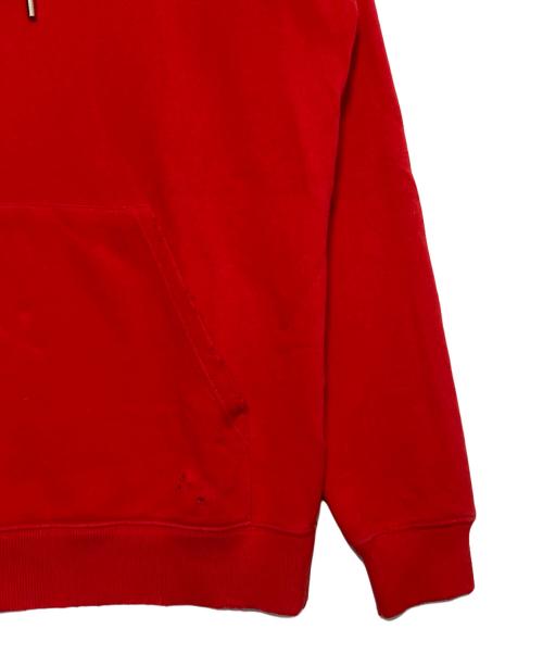 GIVENCHY（ジバンシィ）GIVENCHY (ジバンシィ) Destroy Hoodie レッド サイズ:Sの古着・服飾アイテム