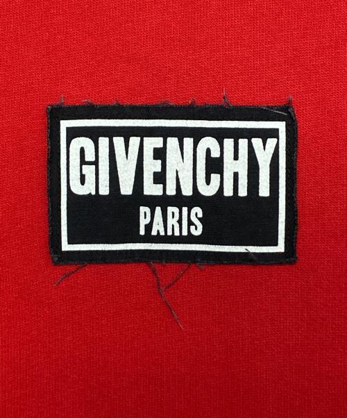GIVENCHY（ジバンシィ）GIVENCHY (ジバンシィ) Destroy Hoodie レッド サイズ:Sの古着・服飾アイテム
