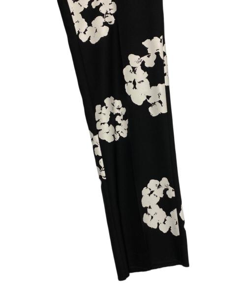 SAINT MICHAEL（セントマイケル）SAINT MICHAEL (セントマイケル) Denim Tears (デニムティアーズ) C49/DT SLACKS/CT WRTH/BLACK ブラック×ホワイト サイズ:50の古着・服飾アイテム