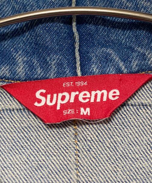 SUPREME（シュプリーム）SUPREME (シュプリーム) Studded Seam Denim Trucker Jacket インディゴ サイズ:Mの古着・服飾アイテム