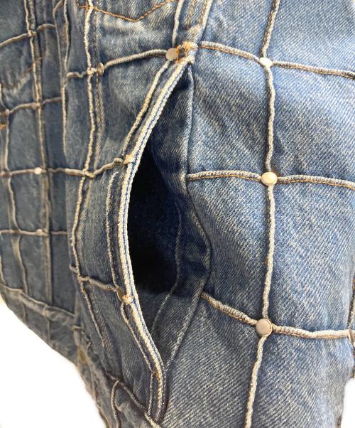 SUPREME（シュプリーム）SUPREME (シュプリーム) Studded Seam Denim Trucker Jacket インディゴ サイズ:Mの古着・服飾アイテム