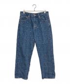 SUPREMEシュプリーム）の古着「Studded Seam Loose Fit Jean」｜インディゴ