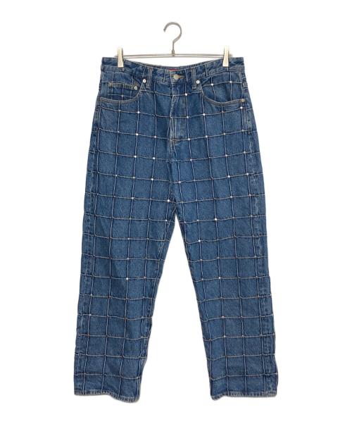 SUPREME（シュプリーム）SUPREME (シュプリーム) Studded Seam Loose Fit Jean インディゴ サイズ:32の古着・服飾アイテム