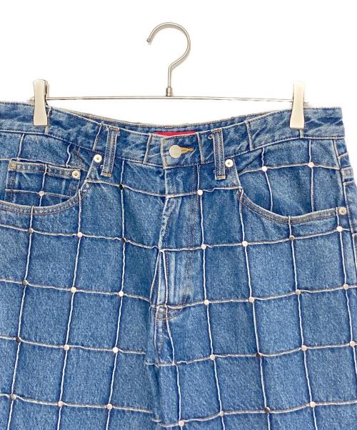 SUPREME（シュプリーム）SUPREME (シュプリーム) Studded Seam Loose Fit Jean インディゴ サイズ:32の古着・服飾アイテム