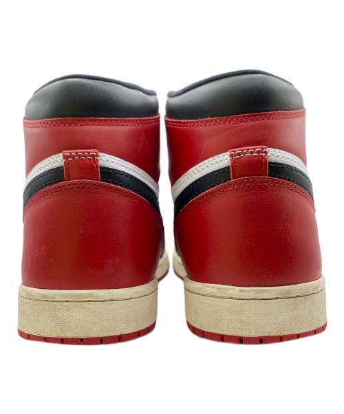 NIKE（ナイキ）NIKE (ナイキ) Air Jordan 1 Retro High OG ホワイト×レッド サイズ:28.5cm(US10.5)の古着・服飾アイテム