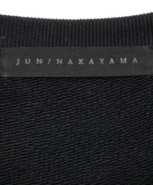 JUN/NAKAYAMA（ジュン ナカヤマ）JUN/NAKAYAMA (ジュン ナカヤマ) DISTRESSED CREWNECK ブラック サイズ:L/XLの古着・服飾アイテム