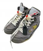 NIKE×OFFWHITEナイキ×オフホワイト）の古着「AIR JORDAN 5 RETRO SP」｜グレー